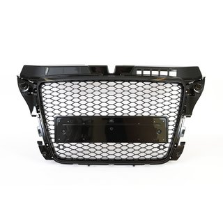 RS3 Wabendesign Khlergrill Wabengrill Glanz passend fr Audi A3 8P 08-13 - RS Umbau