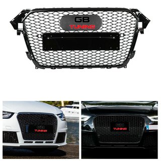 RS4 Wabendesign Khlergrill Wabengrill Glanz passend fr Audi A4 B8 2012-2015 - RS Umbau