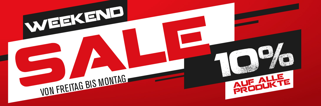 10% Sale Freitag bis Montag Alle Produkte