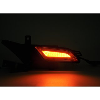 LED Blinker Seitenblinker Tagfahrlicht mit Positionslicht Porsche Cayenne 955 2007-2010 Smoke mit E-Zeichen