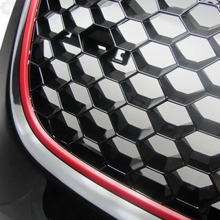 VW Golf 5 Bj. 03-09 GTI Look Sportgrill Optik Grill Khlergrill Wabendesign