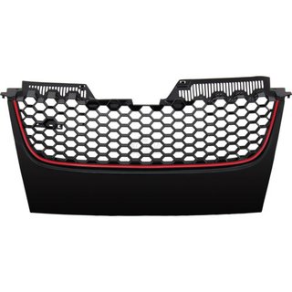 VW Golf 5 Bj. 03-09 GTI Look Sportgrill Optik Grill Khlergrill Wabendesign ohne Loch