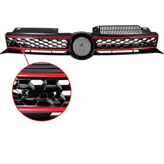 VW Golf 6 Bj. 08-12 GTI Look Sportgrill Optik Grill Khlergrill Wabendesign