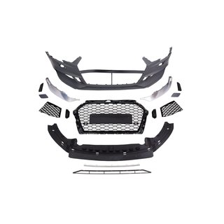 Audi RS3 8V Facelift Sto�stange+Wabengrill passend f�r Audi A3 8V Sportback 05.2016-