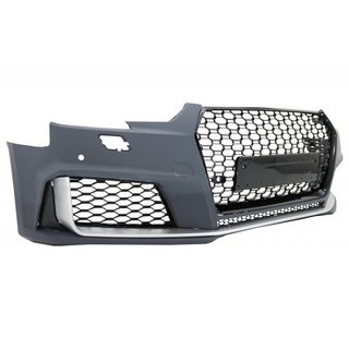 Audi RS4 B9 8W Stostange+Wabengrill passend fr Audi A4 B9 2016-