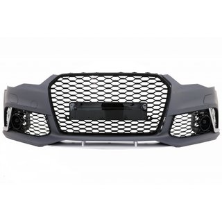 Audi RS6 C7 4G Stostange+Wabengrill passend fr Audi A6 C7 4G 2015-2018 Facelift