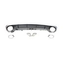 Audi RS6 C7 Heckdiffusor hochglanz schwarz + Blenden...