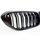SET Kühlergrill Grill Schwarz Doppelsteg passend für BMW 5er G30 G38 ab16 nicht M5