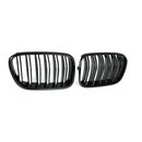 SET Khlergrill Grill Schwarz Doppelsteg passend fr BMW...