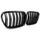 SET Khlergrill Grill Schwarz Doppelsteg passend fr BMW...