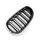 SET Kühlergrill Grill Schwarz Doppelsteg passend für BMW 5er E60 E61 2003-2010 nicht M5