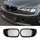 SET Kühlergrill Grill Schwarz Doppelsteg passend für BMW 3er E46 4D 2002-2005 nicht M3