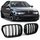 SET Kühlergrill Grill Schwarz Doppelsteg passend für BMW 5er E39 1995-2003 nicht M5