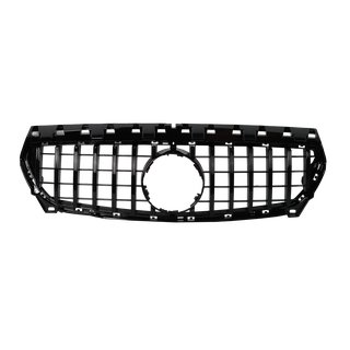 Sport-Panamericana Khlergrill schwarz glanz passend fr Mercedes CLA W117