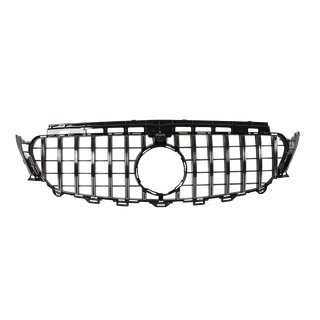 Sport-Panamericana Khlergrill schwarz Chrom passend fr Mercedes E W213