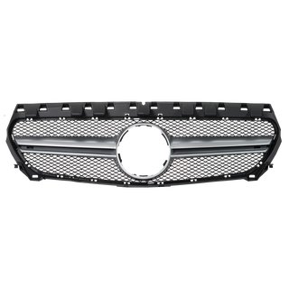 AMG Design Khlergrill schwarz Chrom gebrstet passend fr Mercedes CLA W117