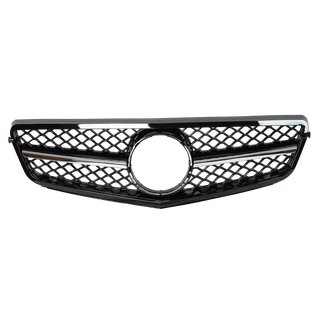 AMG Design Khlergrill schwarz Chrom eloxiert passend fr Mercedes C-Klasse W204/S204