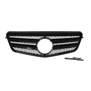 AMG Design Khlergrill schwarz glanz mit Mashgitter fr Mercedes E-Klasse W212