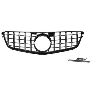 Sport-Panamericana Khlergrill schwarz Chrom passend fr Mercedes C-Klasse W204/S204