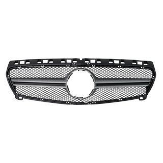 AMG Design Khlergrill Chrom gebrstet passend fr Mercedes A W176