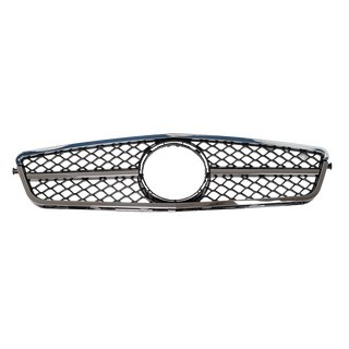 GRILL SPORT KÜHLERGRILL FÜR MERCEDES W204 S204 C GLANZ SCHWARZ C63 AMG OPTIK